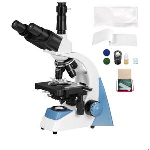 happy buy trinocular compound microscope 40X-2500X magnification